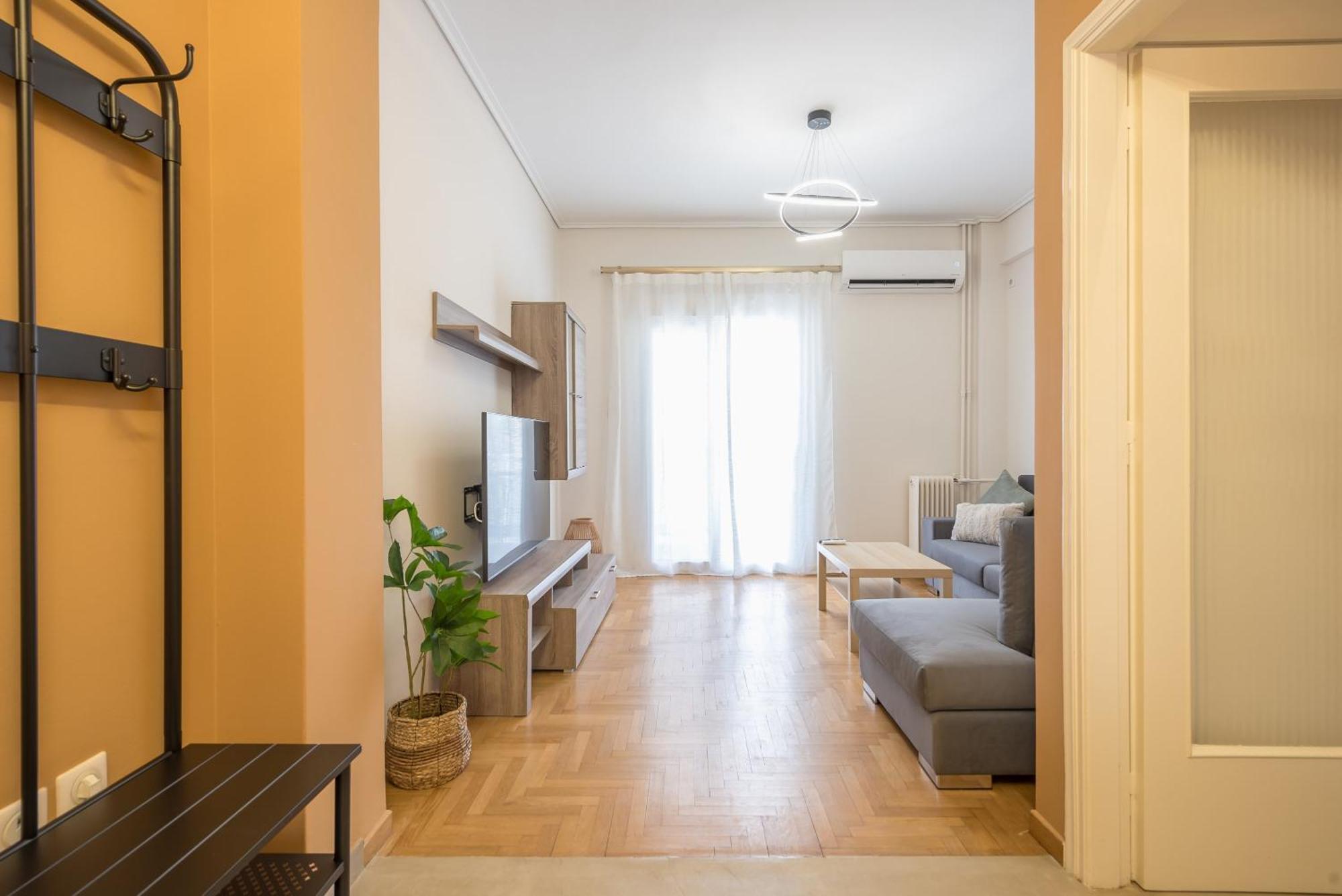 Stylish 2 Bd Urban Retreat Near Panormou Metro Apartment Athens Exterior photo